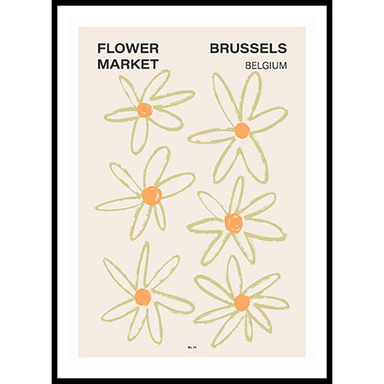 Abstract Flower Market Floral Wall Art Poster 7